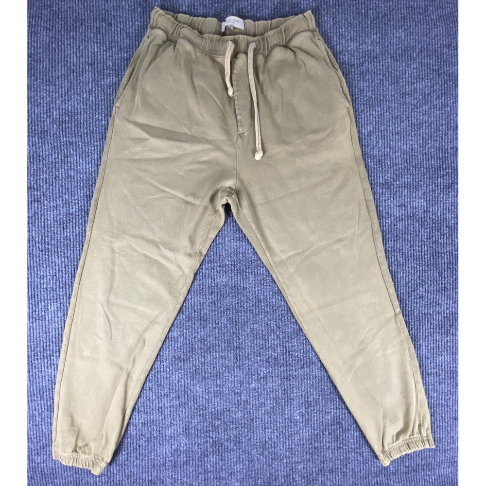 Rag & Bone Sweatpants Mens Medium Khaki Jogger Elastic Waist Casual Loungewear